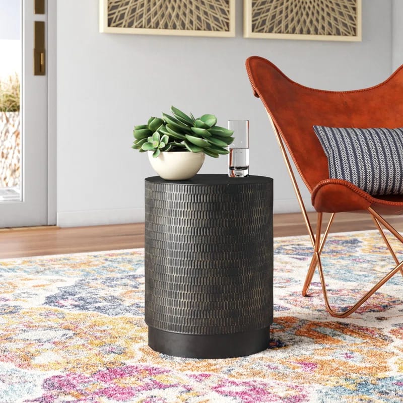 Kennemer Modern Iron End Table
