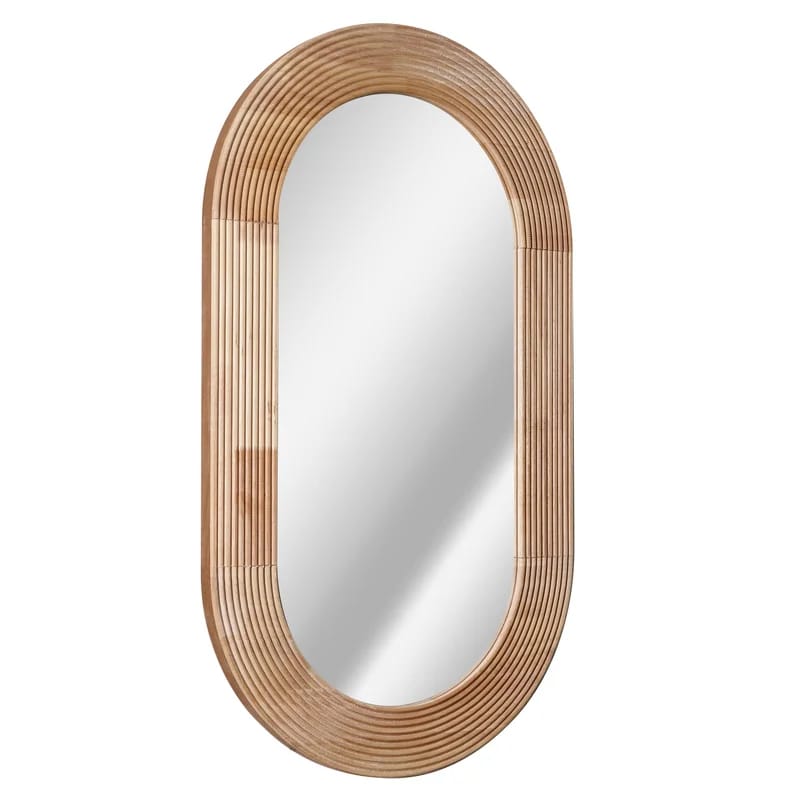Axavier Solid Wood Flat Wall Mirror