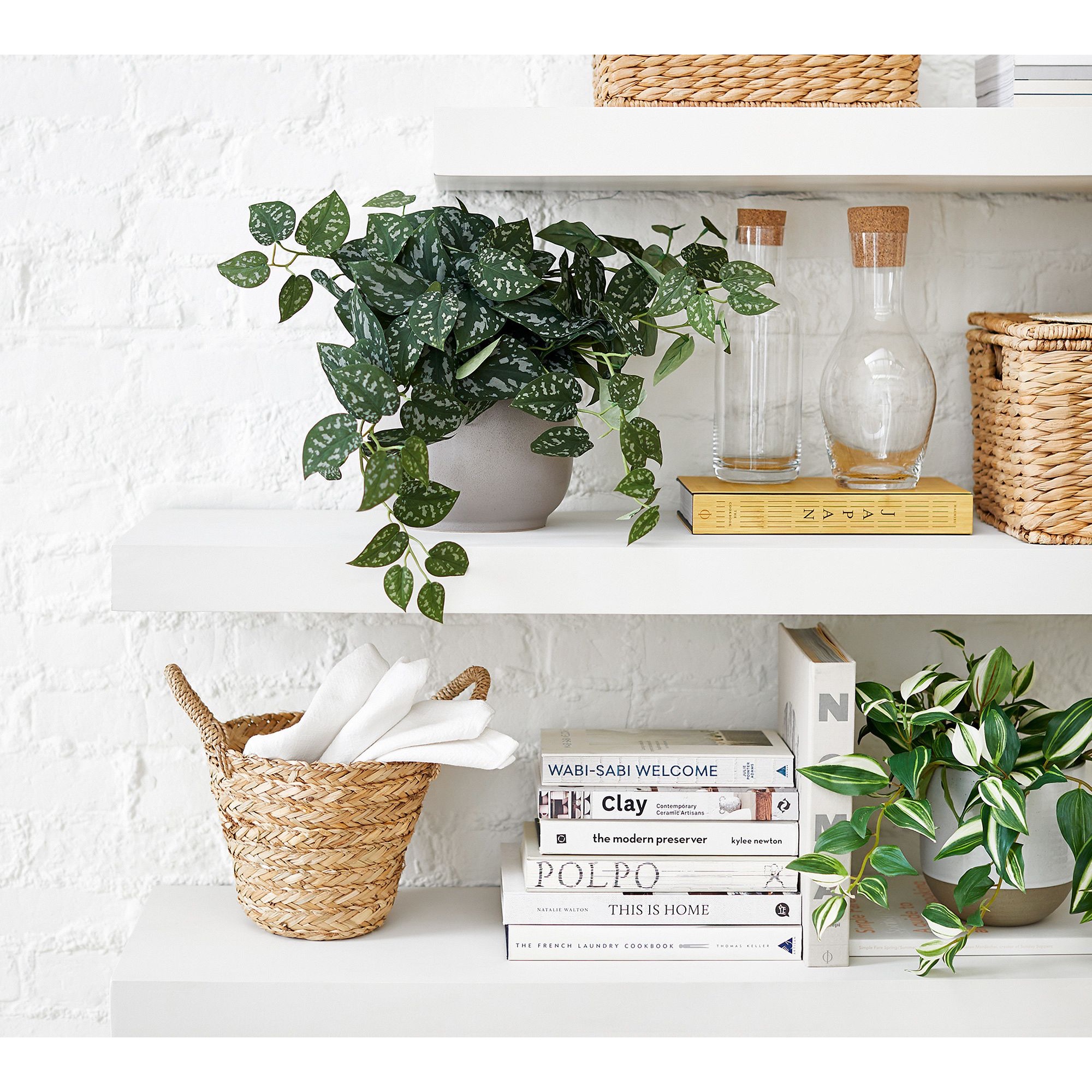 Brighton Floating Wood Shelves