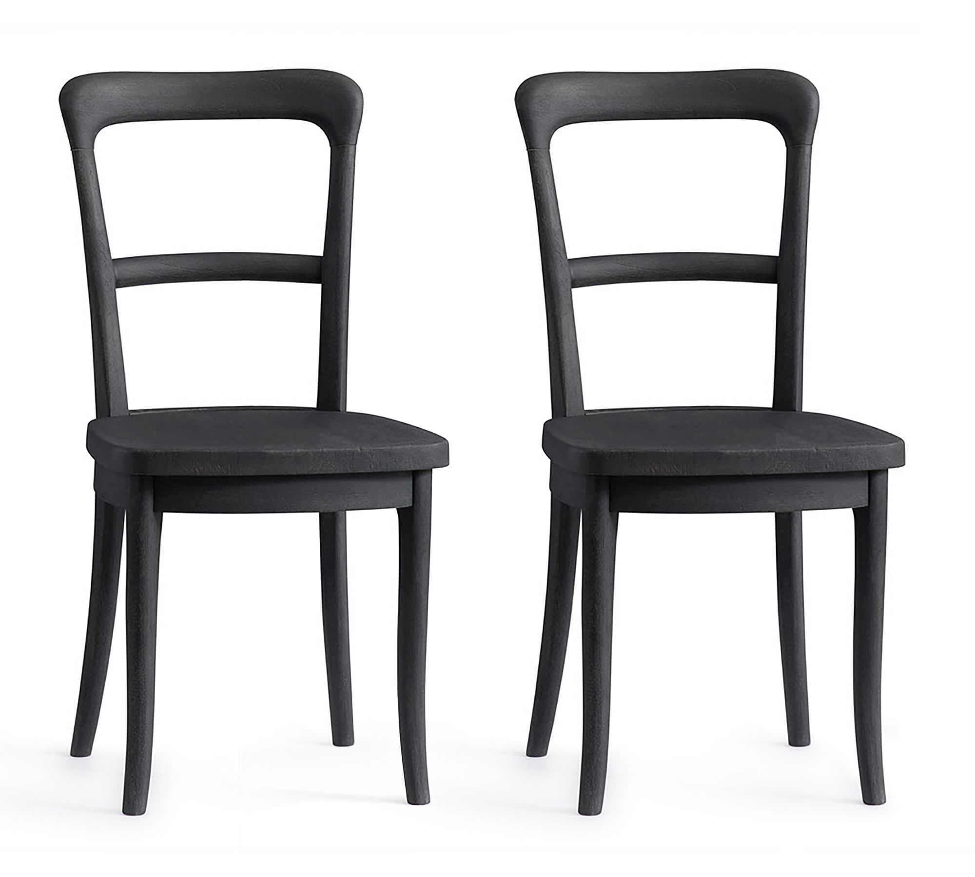 Cline Dining Chair, Charcoal, Set of 2