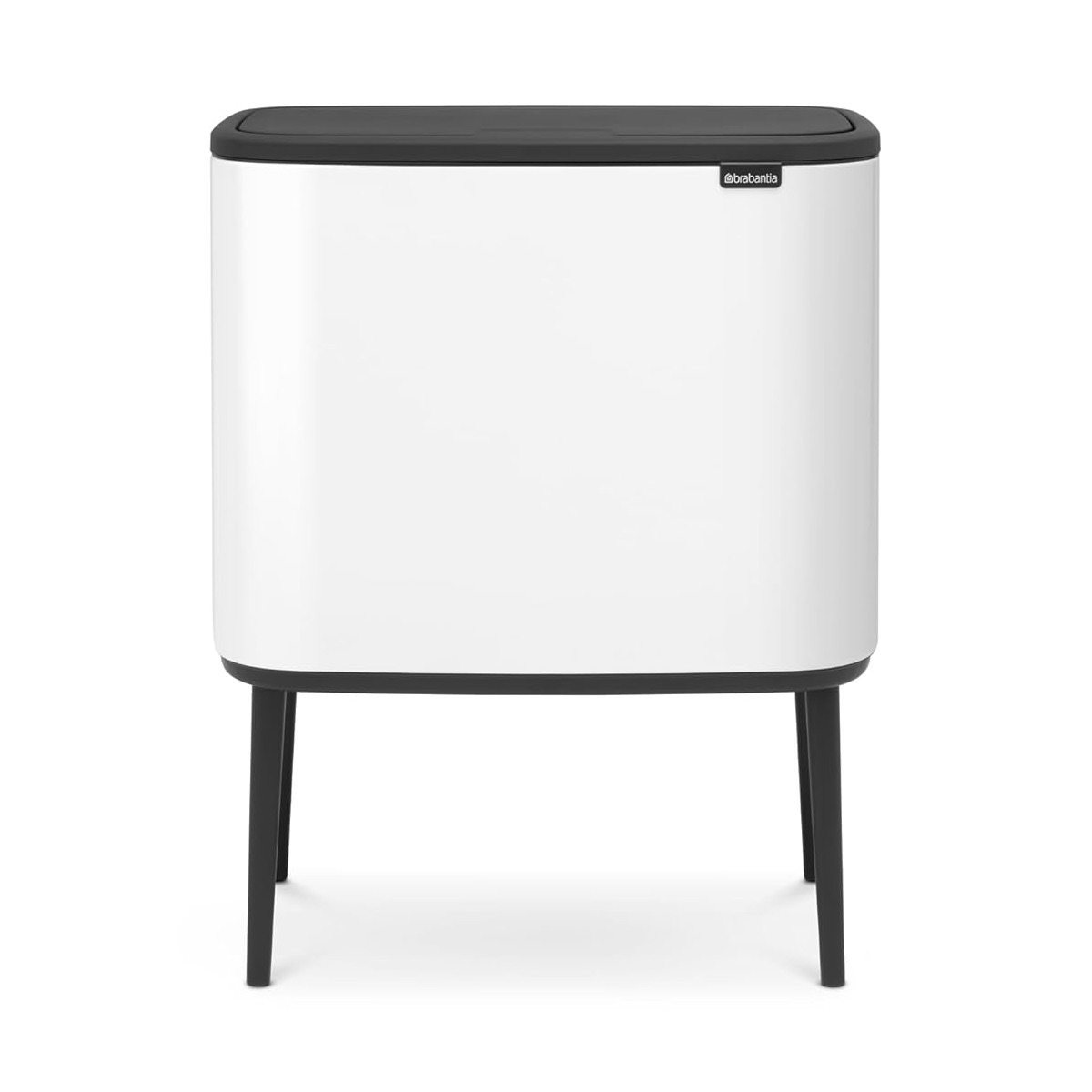 Brabantia Bo Trash Can in White