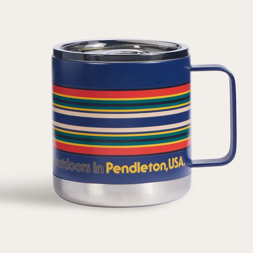 Yakima Stripe 15 Oz Camp Mug For Usd 34.50 | Pendleton