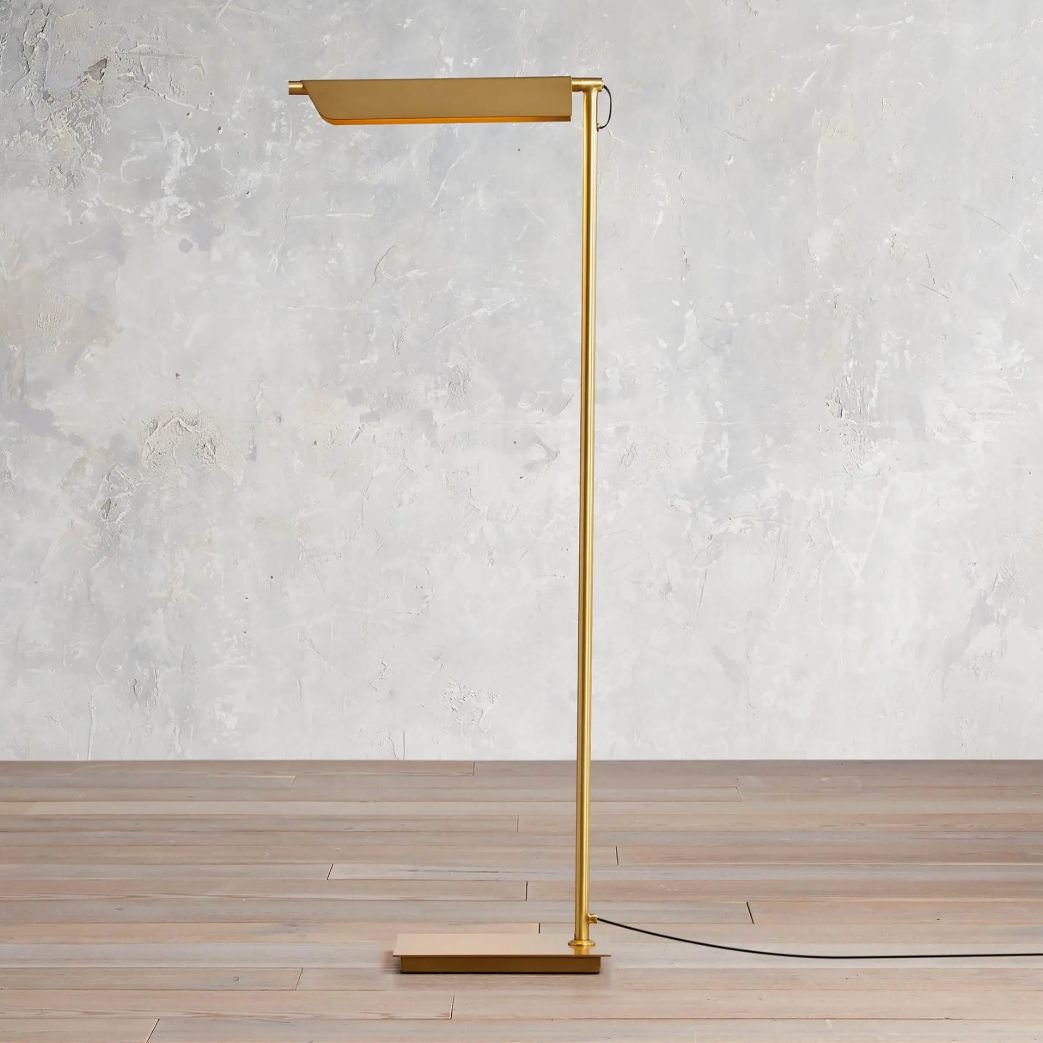 Axle Brass Floor Lamp