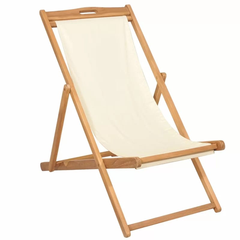 Deck Chair Teak 22.1"x41.3"x37.8"