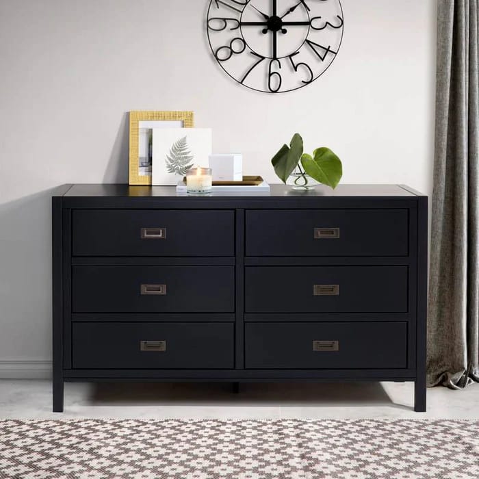 Lydia Solid Wood Modern Contemporary Collection (Dresser or Nightstand)