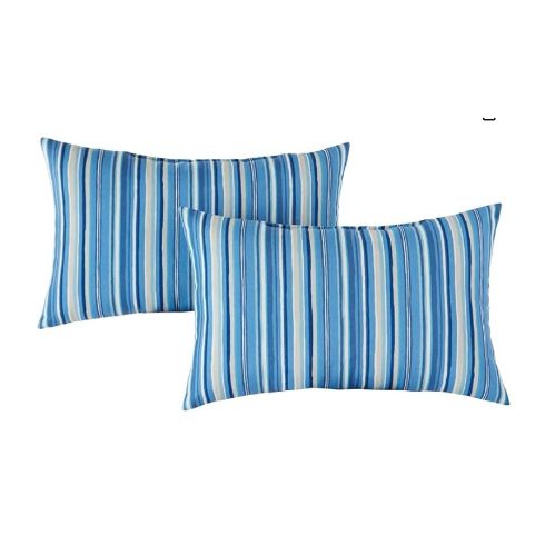 Greendale Home Fashions Outdoor Rectangle Throw Pillow (set Of 2)