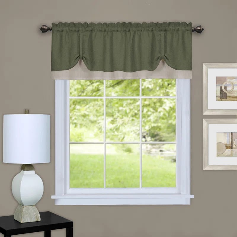 Mackenzie Tailored 58'' W Window Valance