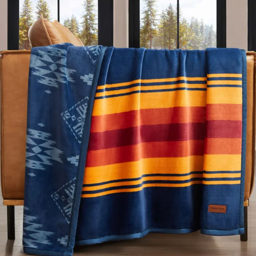 Pendleton Reversible Plush Throw, Grand Canyon