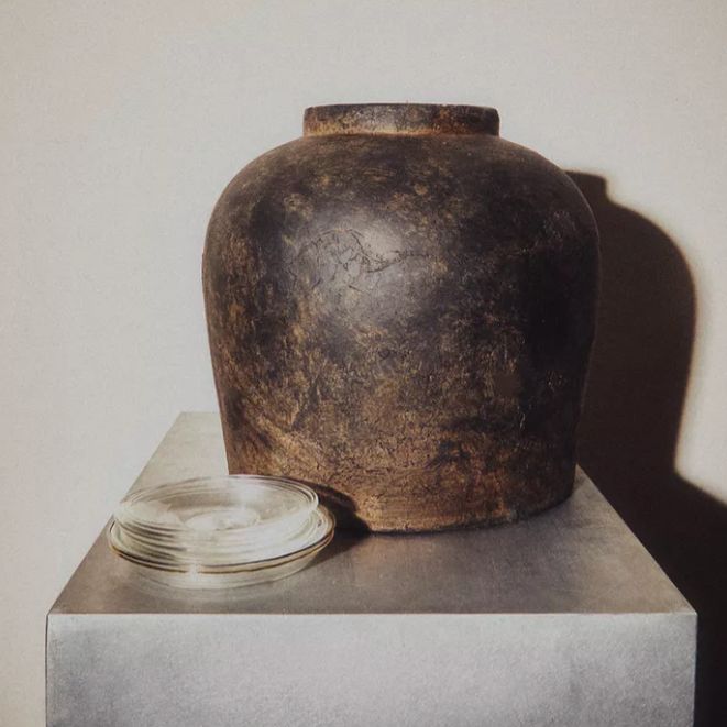 Distressed Texture Ceramic Vase
