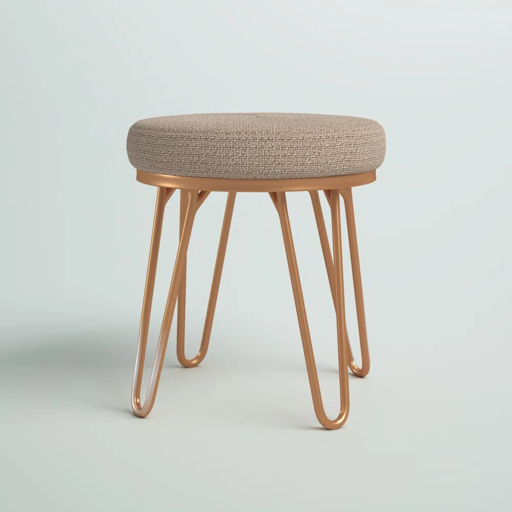 Scroggs Round Cushion Vanity Stool