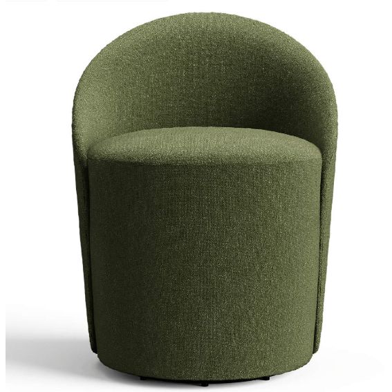 Odette Upholstered Swivel Dining Chair