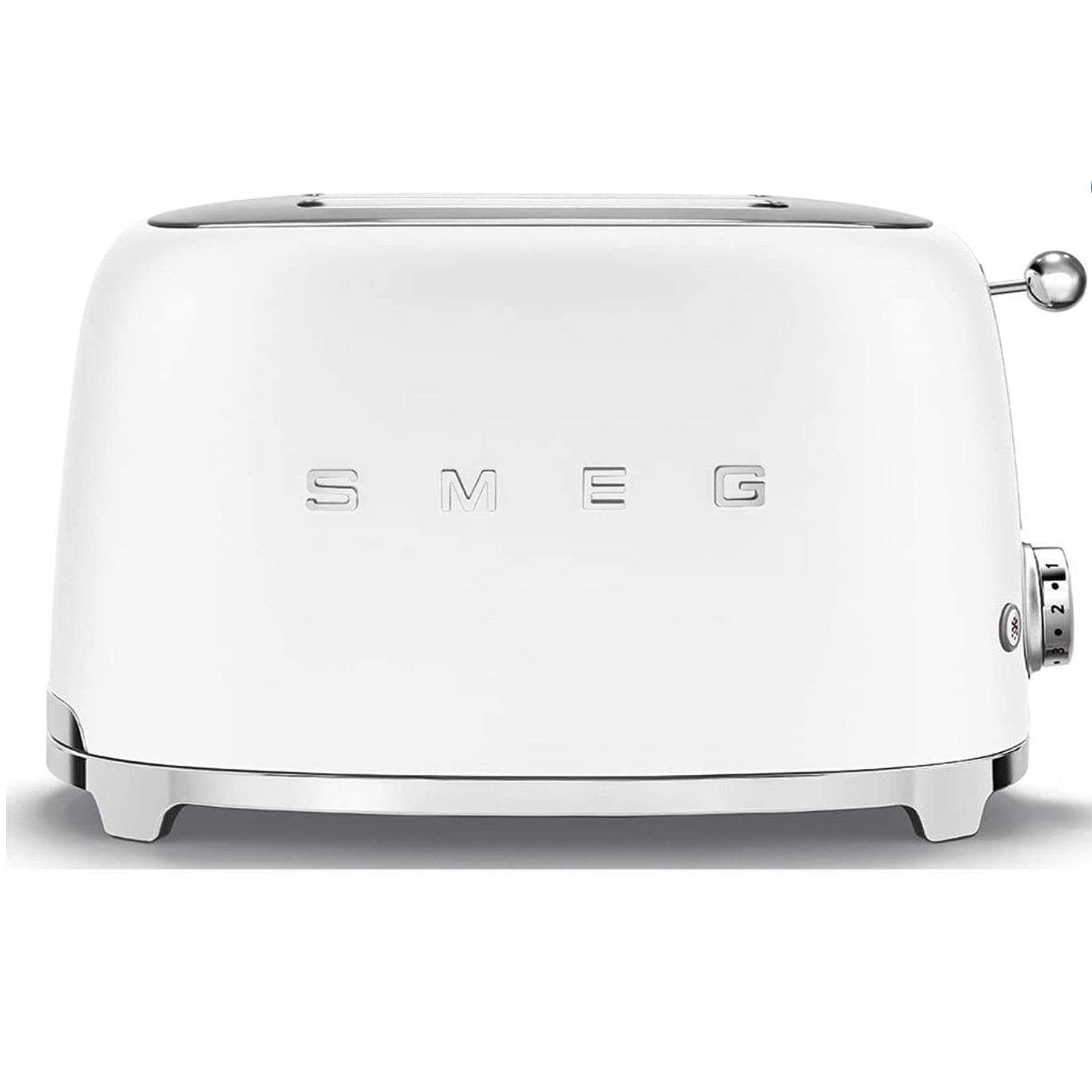 SMEG 2 SLICE TOASTER MATTE WHITE #TSF01WHMUS