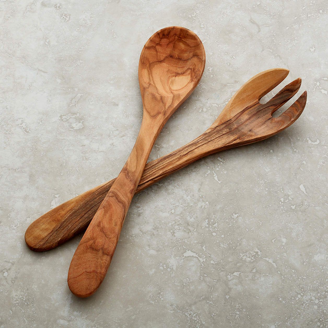 Olivewood 2-Piece Salad Serving SetCarousel showing item 1 through 1 of 4 Olivewood 2-Piece Salad Serving Set