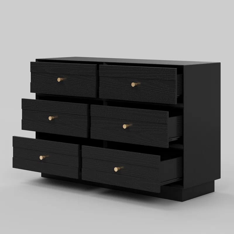 Brytani 6 - Drawer 47.2" W Double Dresser Modern Chest