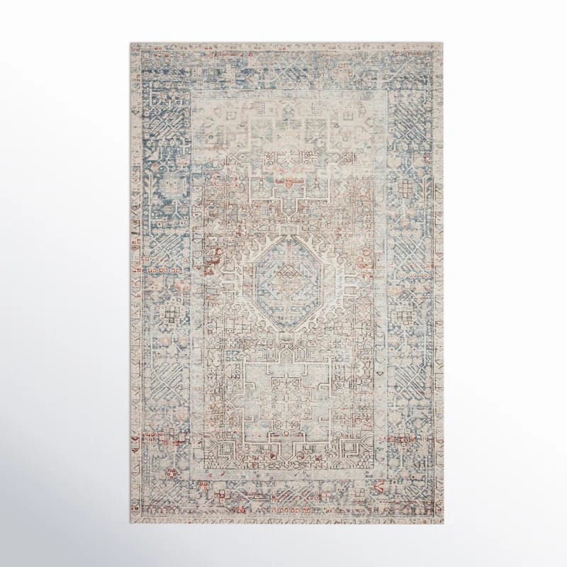 Chris Loves Julia x Loloi Jules Oriental Natural/Ocean Area Rug