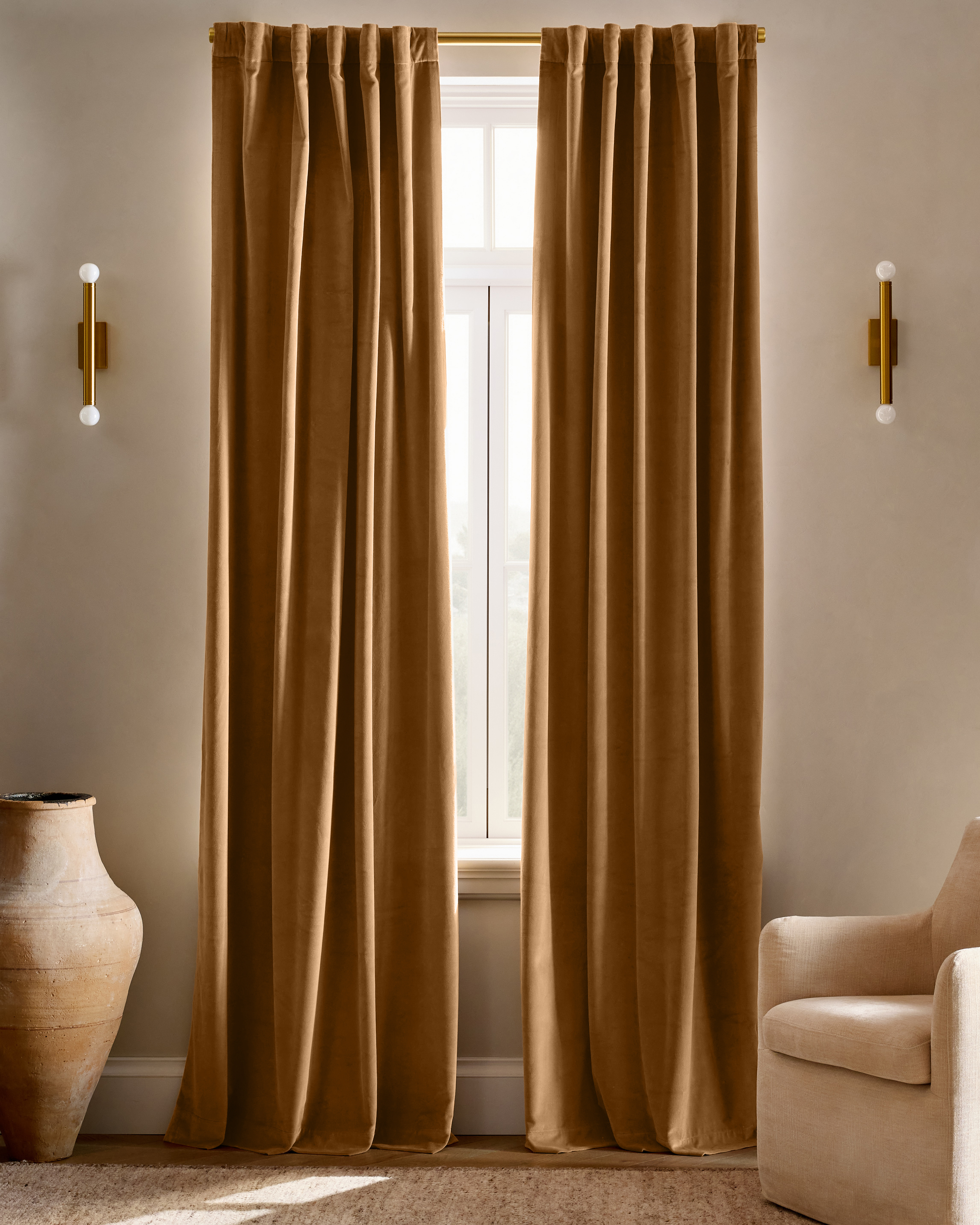 Cotton Velvet Curtain