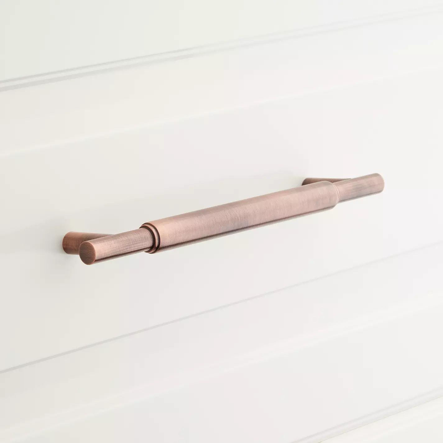 6" Colmar Solid Brass Pull-Antique Copper