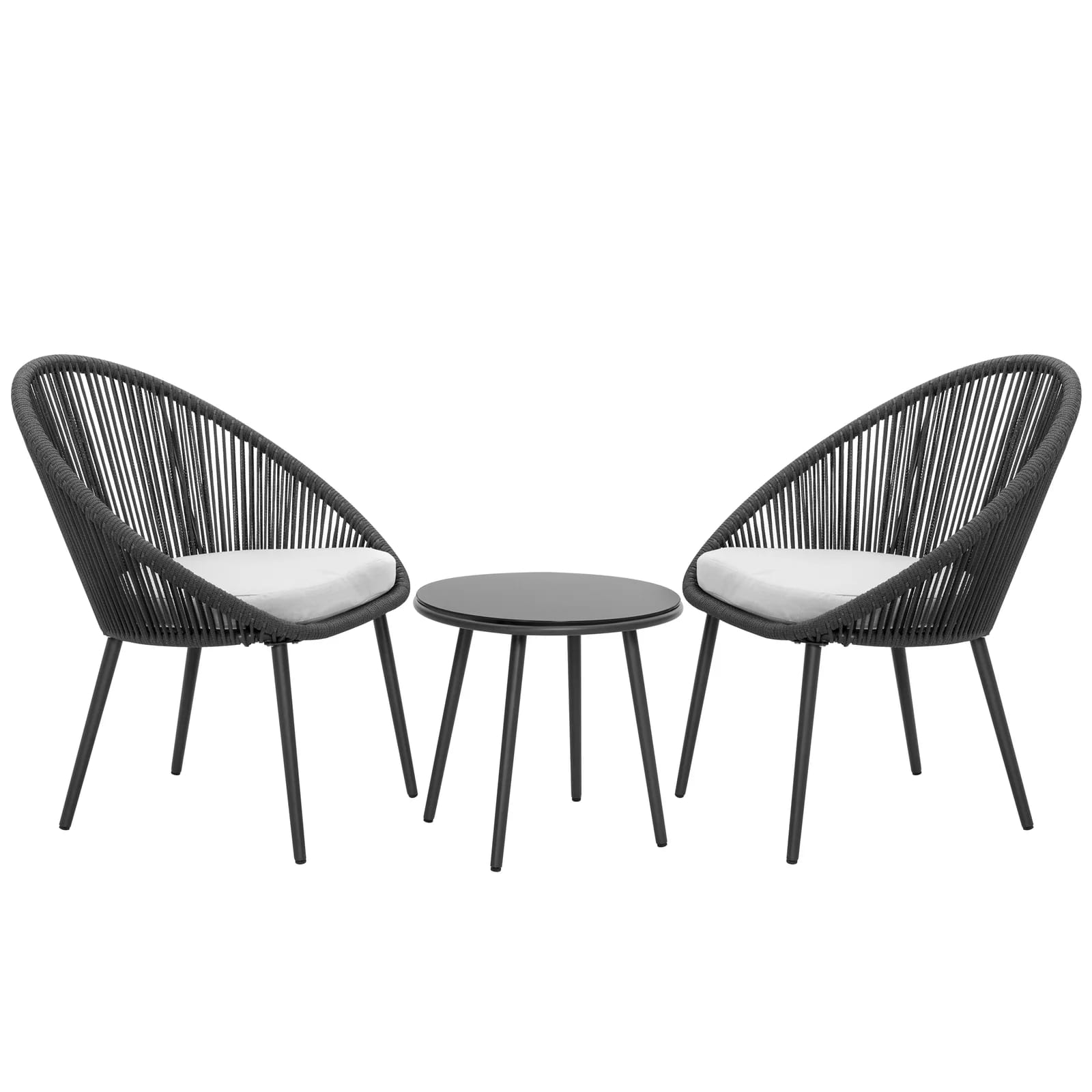 Kulp 19.6'' Long Bistro Set with Cushions