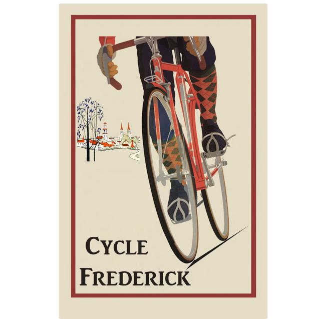 Maryland Frederick Bicycle Cycle Church Spires U.S.A 