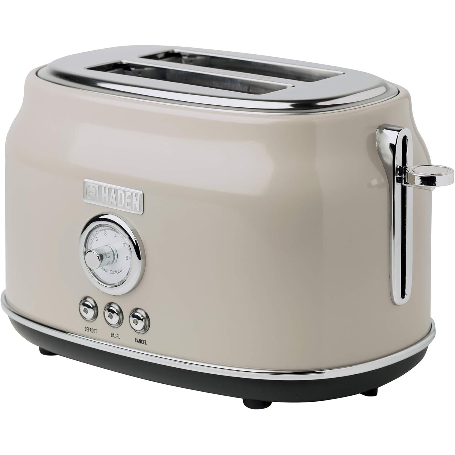 Haden Dorset 2 Slice Wide Slot Stainless Steel Toaster With Adjustable Browning Control & Non-slip Feet