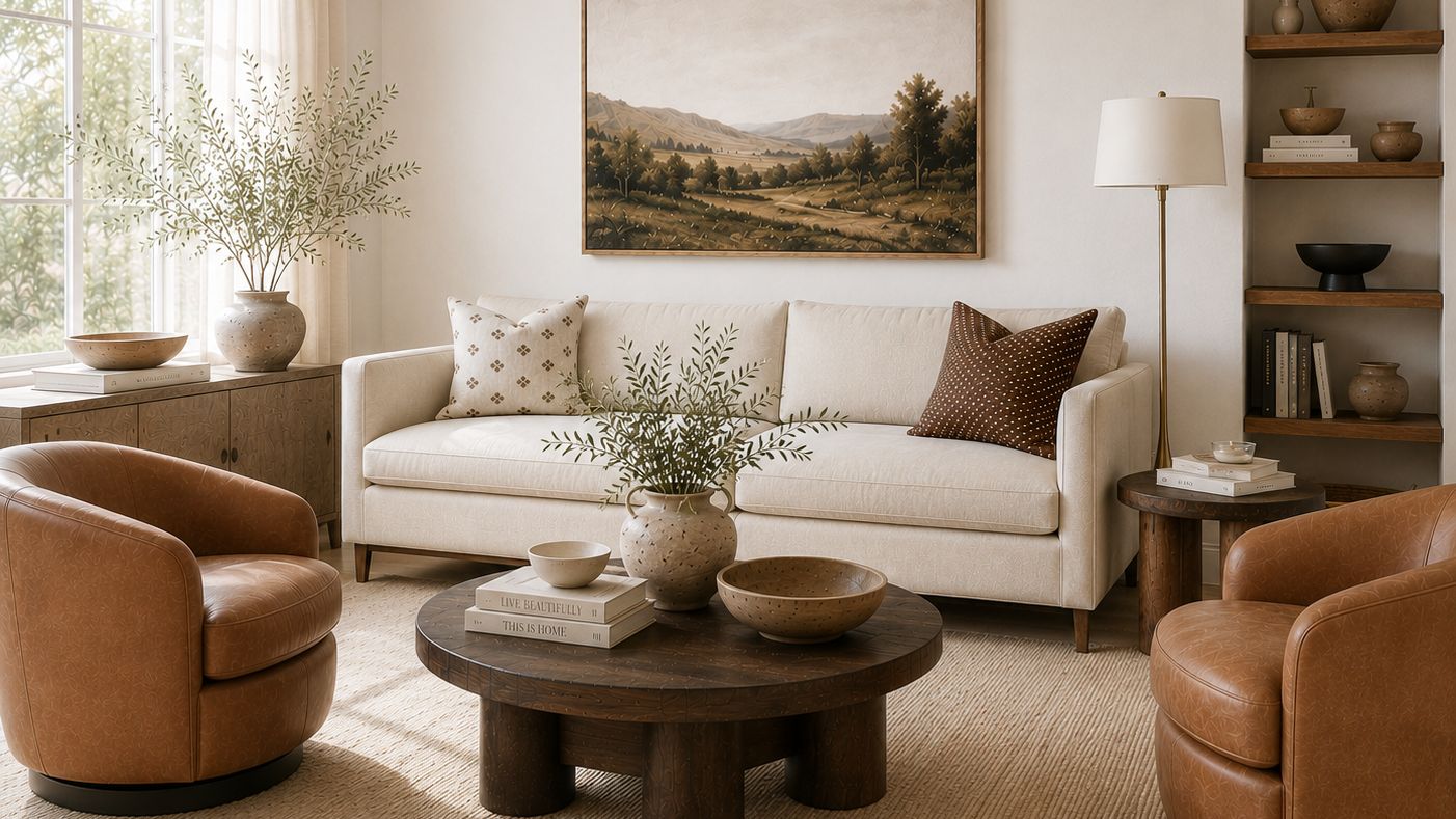Earthy Sitting Room