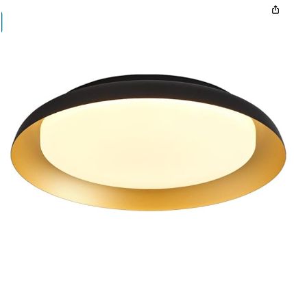 Binobro Flush Mount Ceiling Light Black