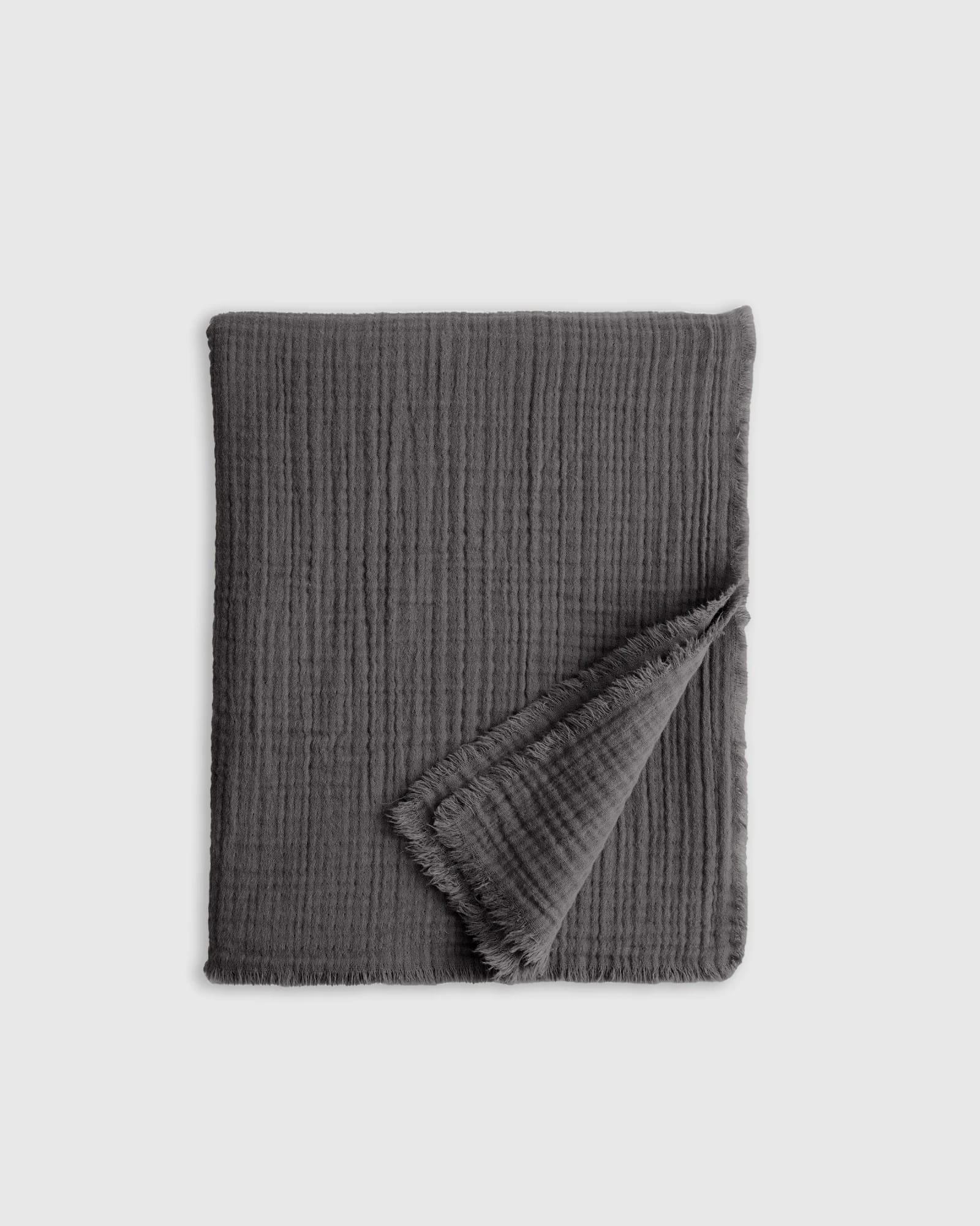 Organic Airy Gauze Throw