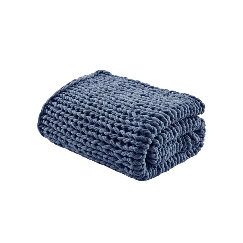 Madison Hand Made Chunky Double Knit Throw Blanket