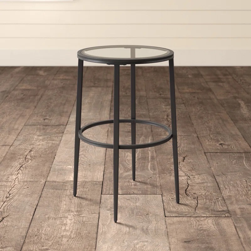 Wade Logan Edmont Glass End Table