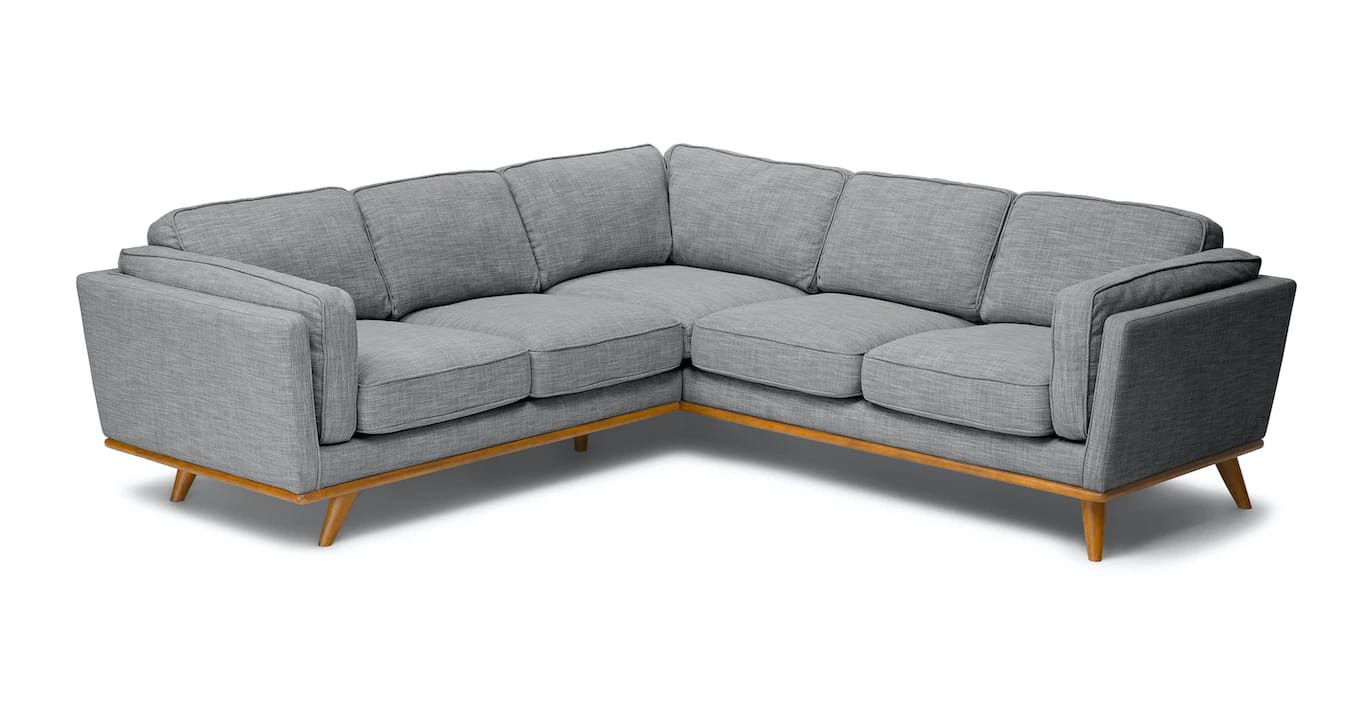 Timber Pebble Gray Corner Sectional