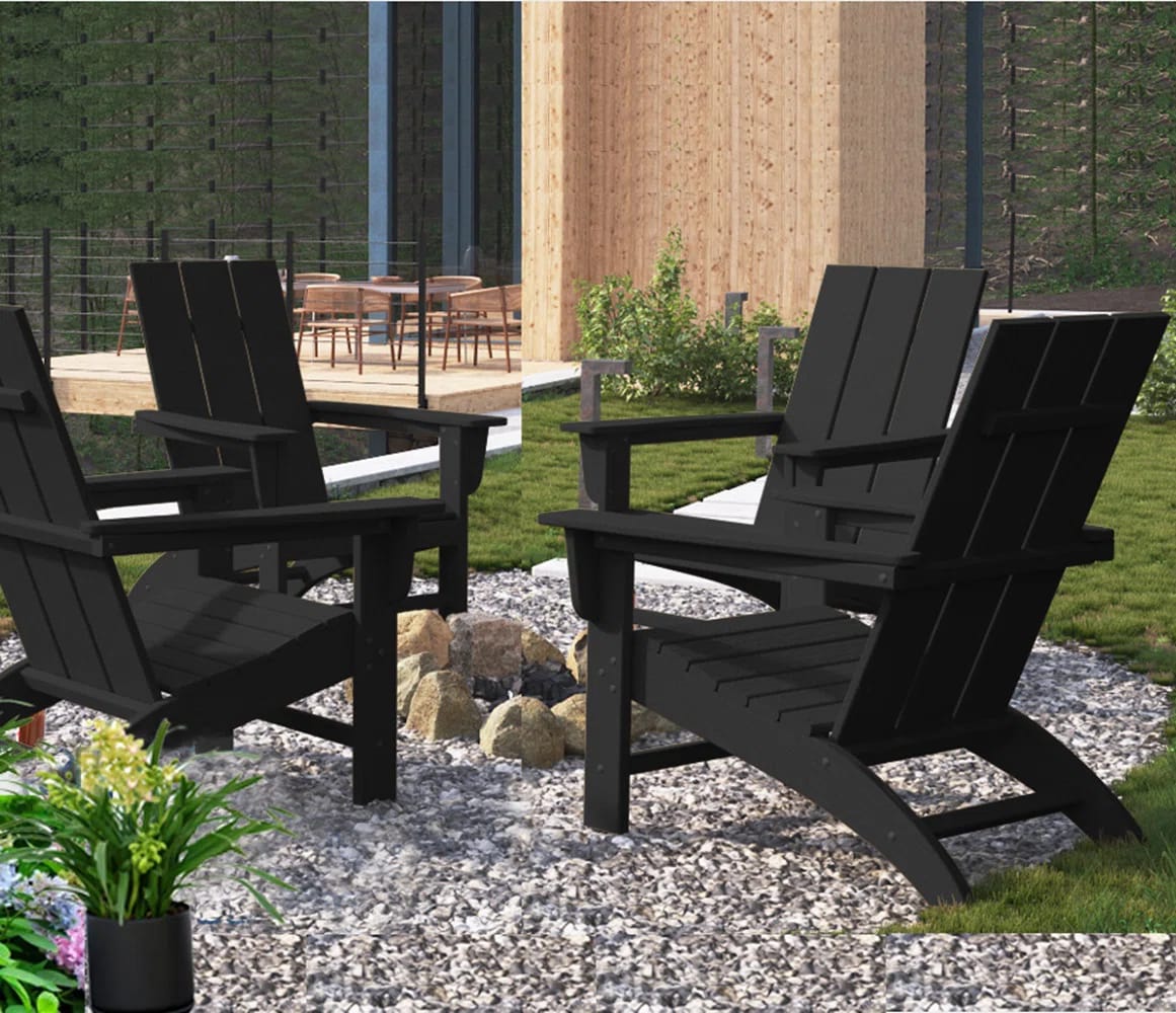 Barbour Greenture Plastic/Resin Adirondack Chair (Set of 4)