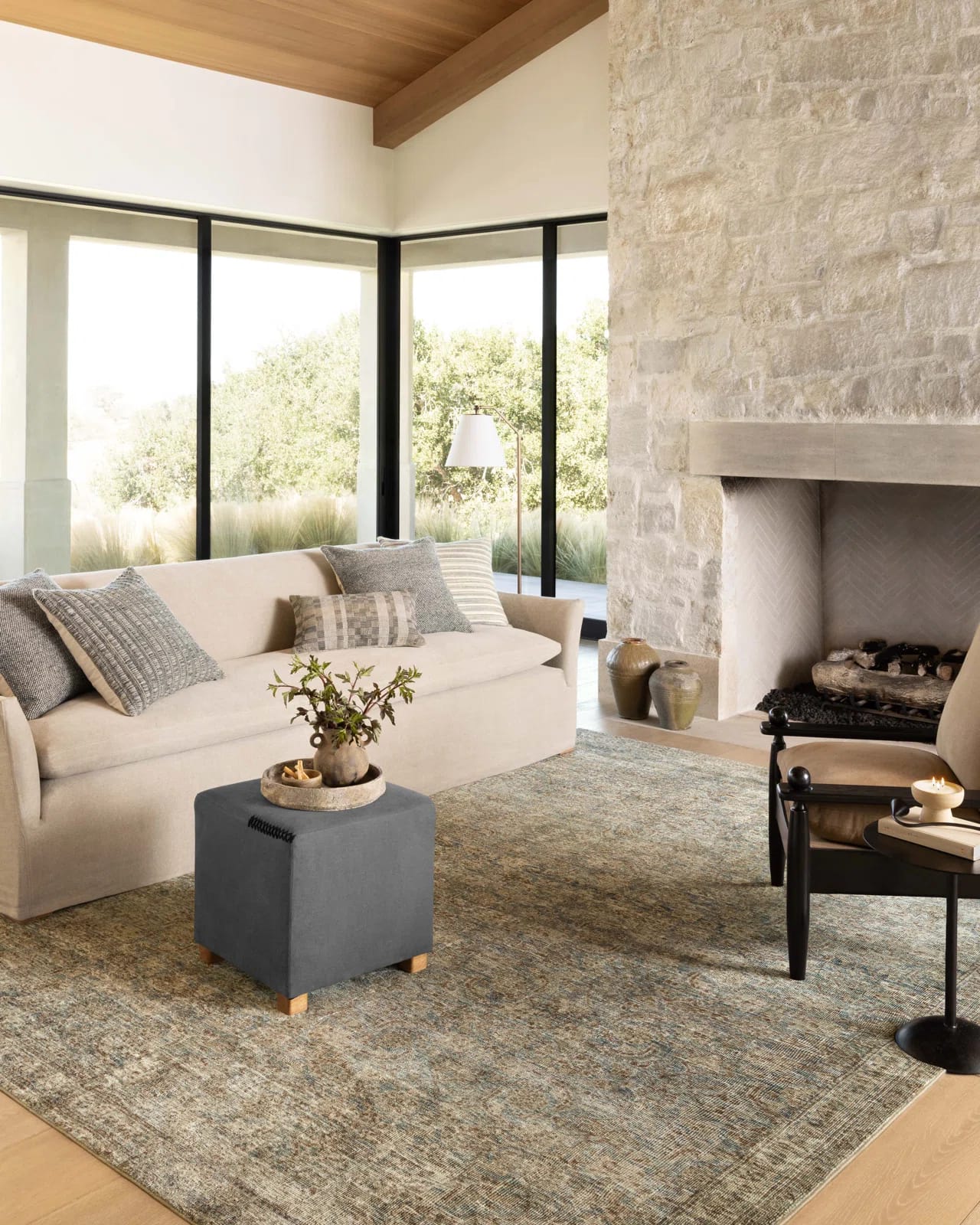 Amber Lewis x Loloi Morgan Sea / Sage Area Rug Feat. CloudPile