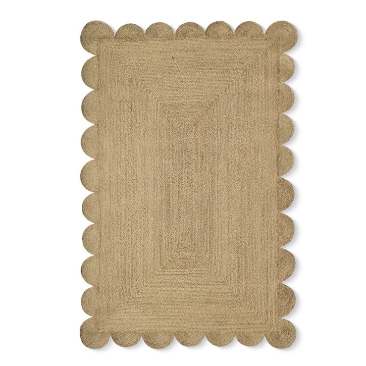 Caprini Scallop Jute Rug