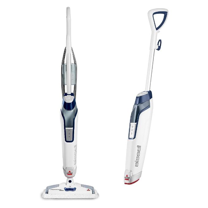 Bissell Steam Mop, Steamer, Tile, Hard Wood Floor Cleaner, 1806, Sapphire Powerfresh Deluxe