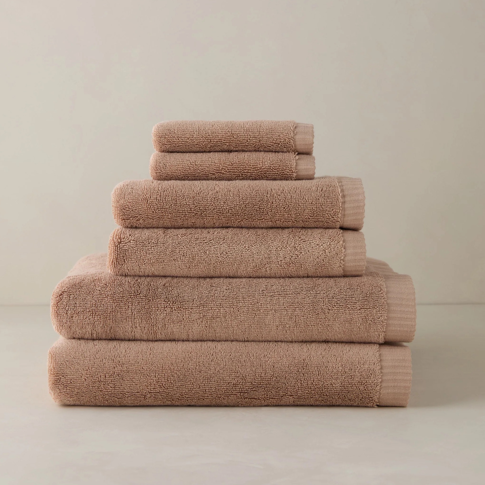 Duna Organic Towel Collection in Blush