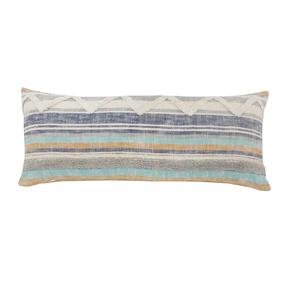 Striped Cotton Throw Pillow
