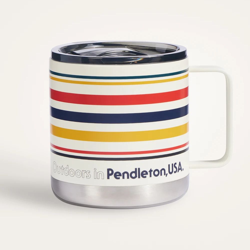Park Stripe 15 Oz Camp Mug For Usd 34.50 | Pendleton
