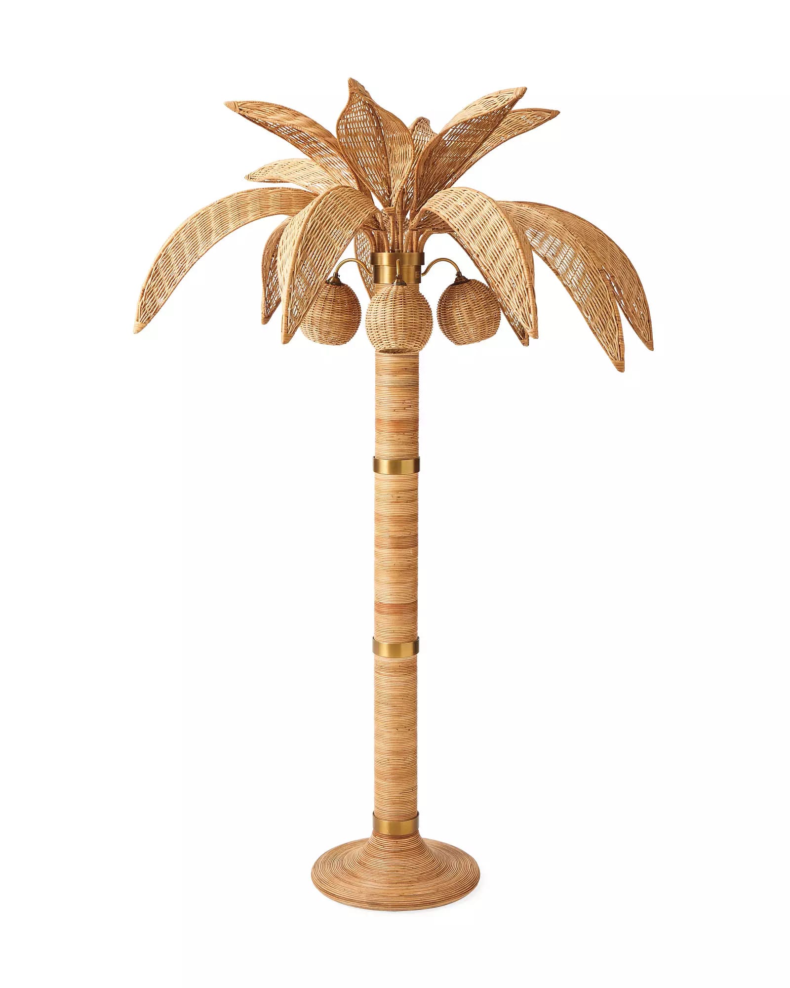 Breakers Rattan Floor Lamp