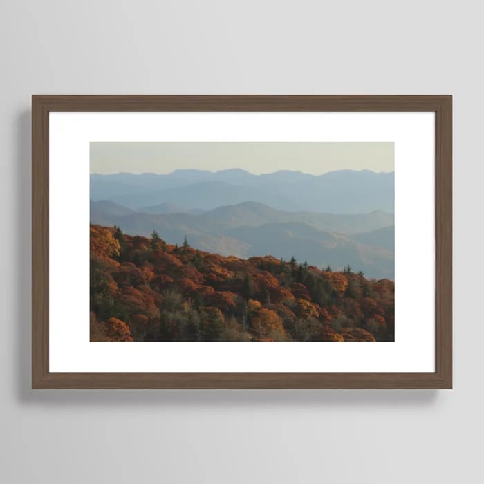 The Blue Ridge Mountains NC, Fine Art Photography Art Print