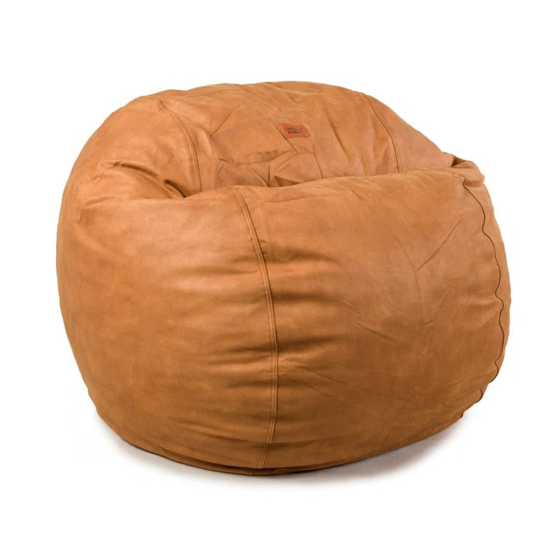 CordaRoy's Faux Leather Convertible Bean Bag Chair
