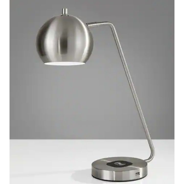 Adesso Emerson Desk Lamp With Adessocharge Wireless Charging Pad And Usb Port - Bed Bath & Beyond - 22903292