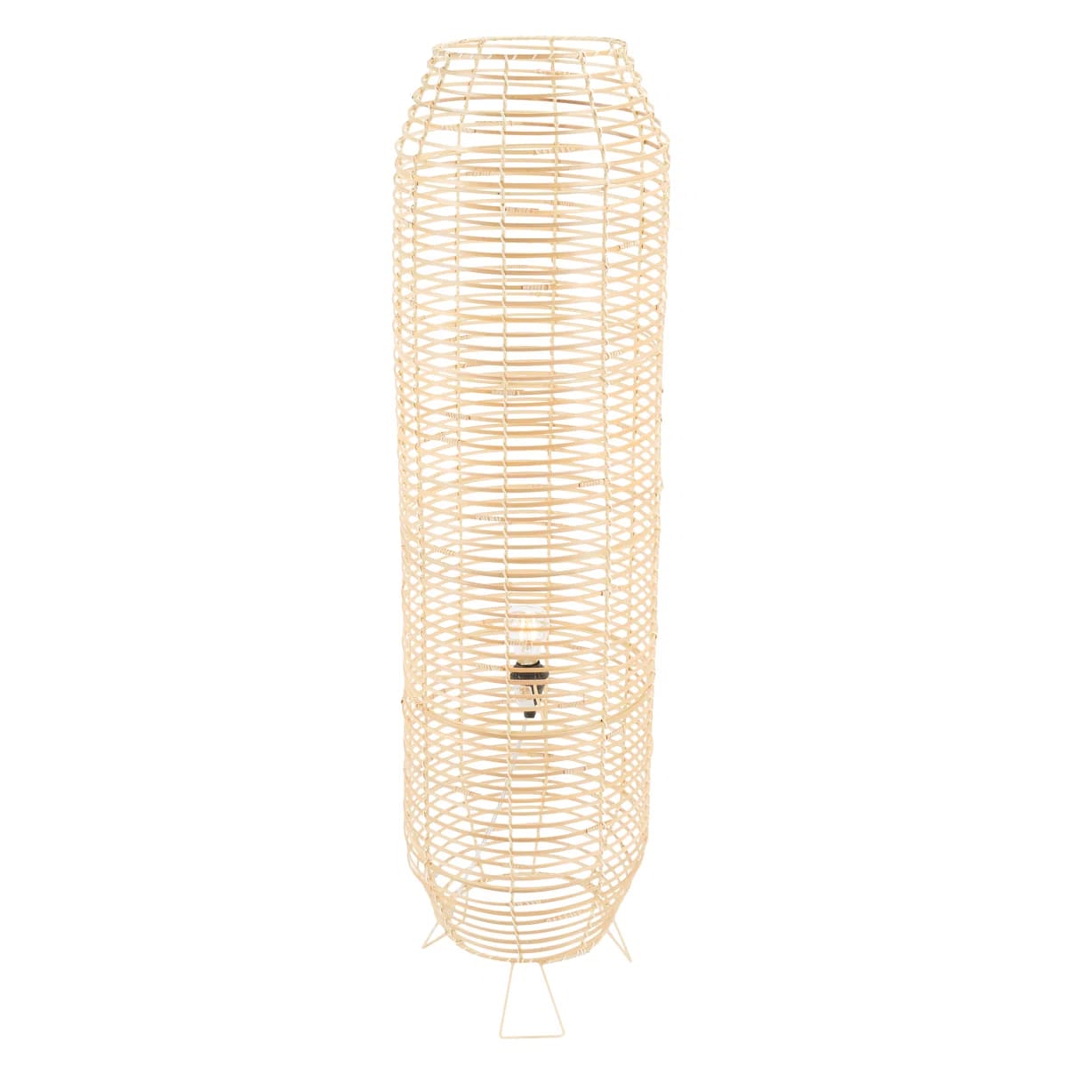 Morabito 50.5'' Black Column Floor Lamp