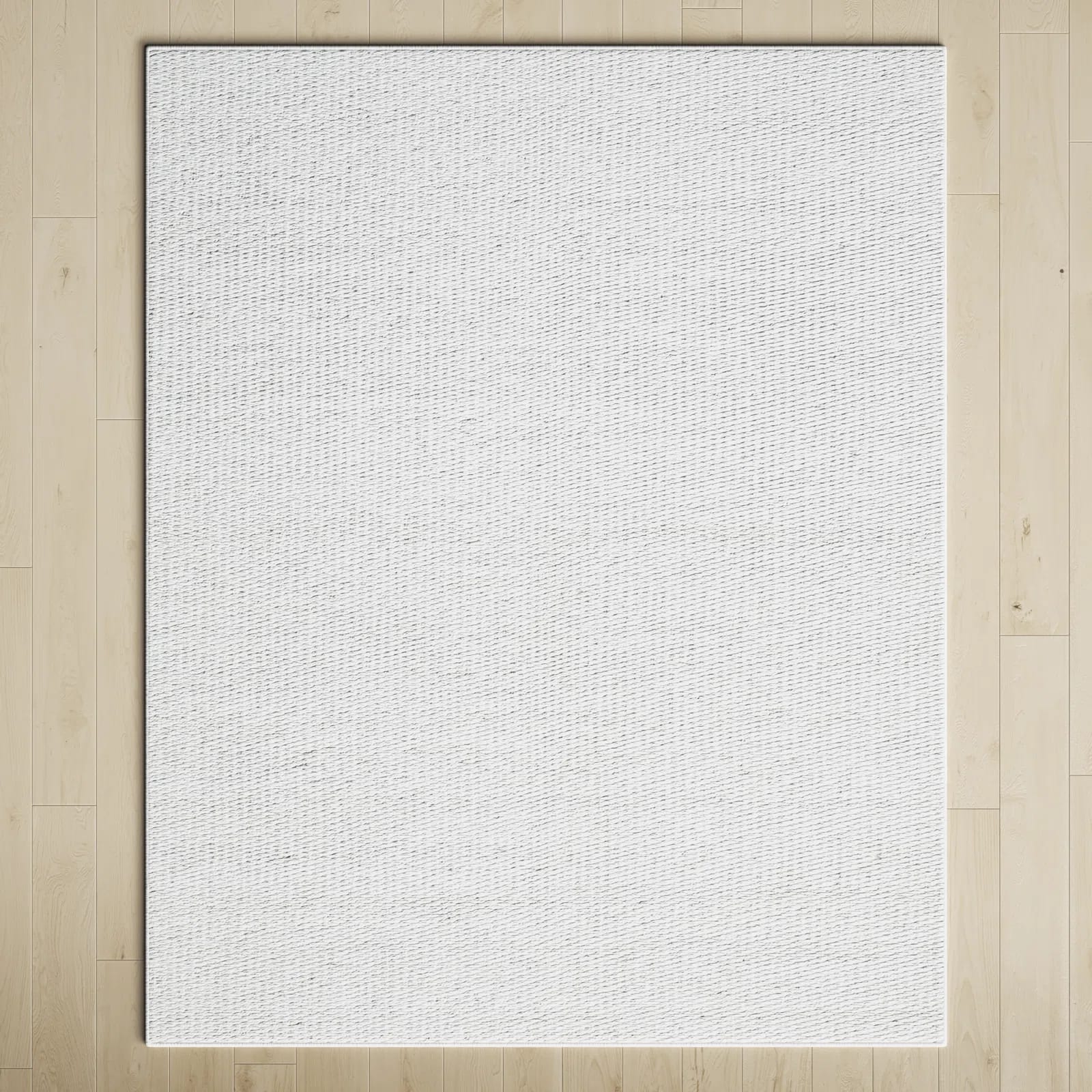 Rita Handmade Wool Off-white Rug