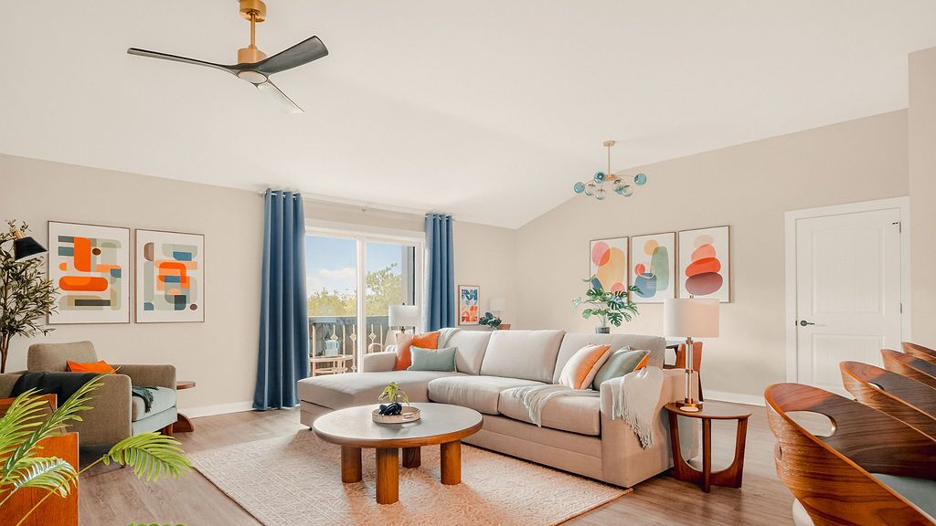 Midcentury Modern, Colorful Vacation