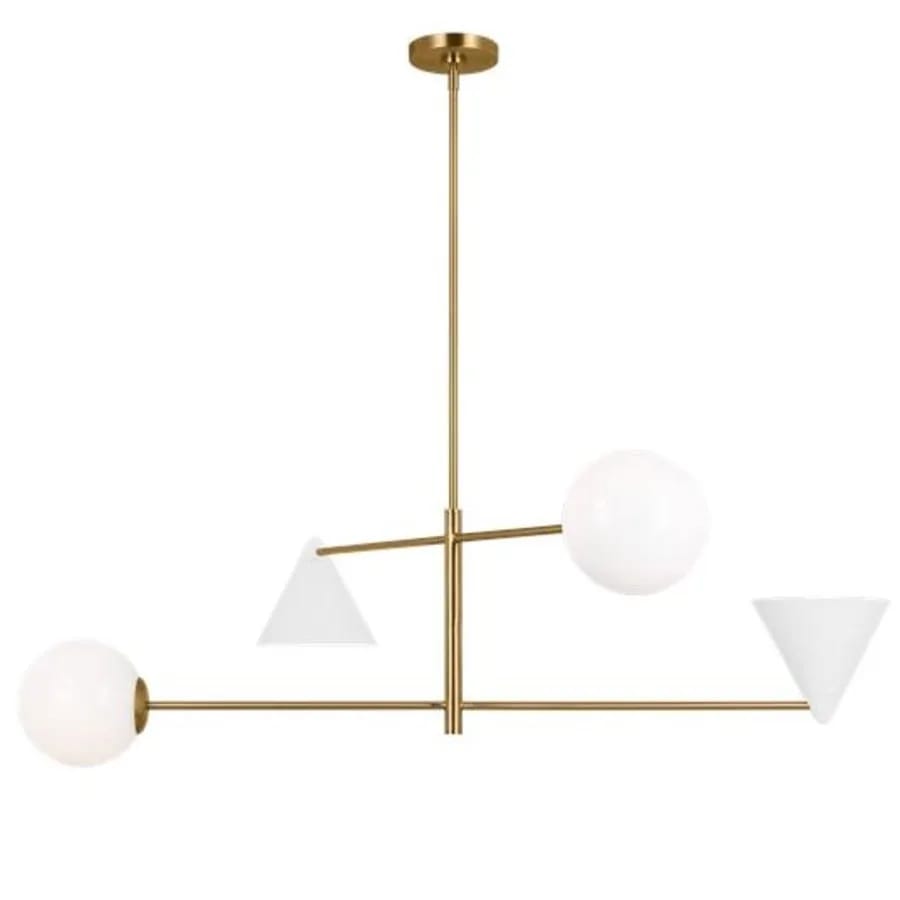 Visual Comfort Cosmo 4 Light 48" Wide Abstract Chandelier
