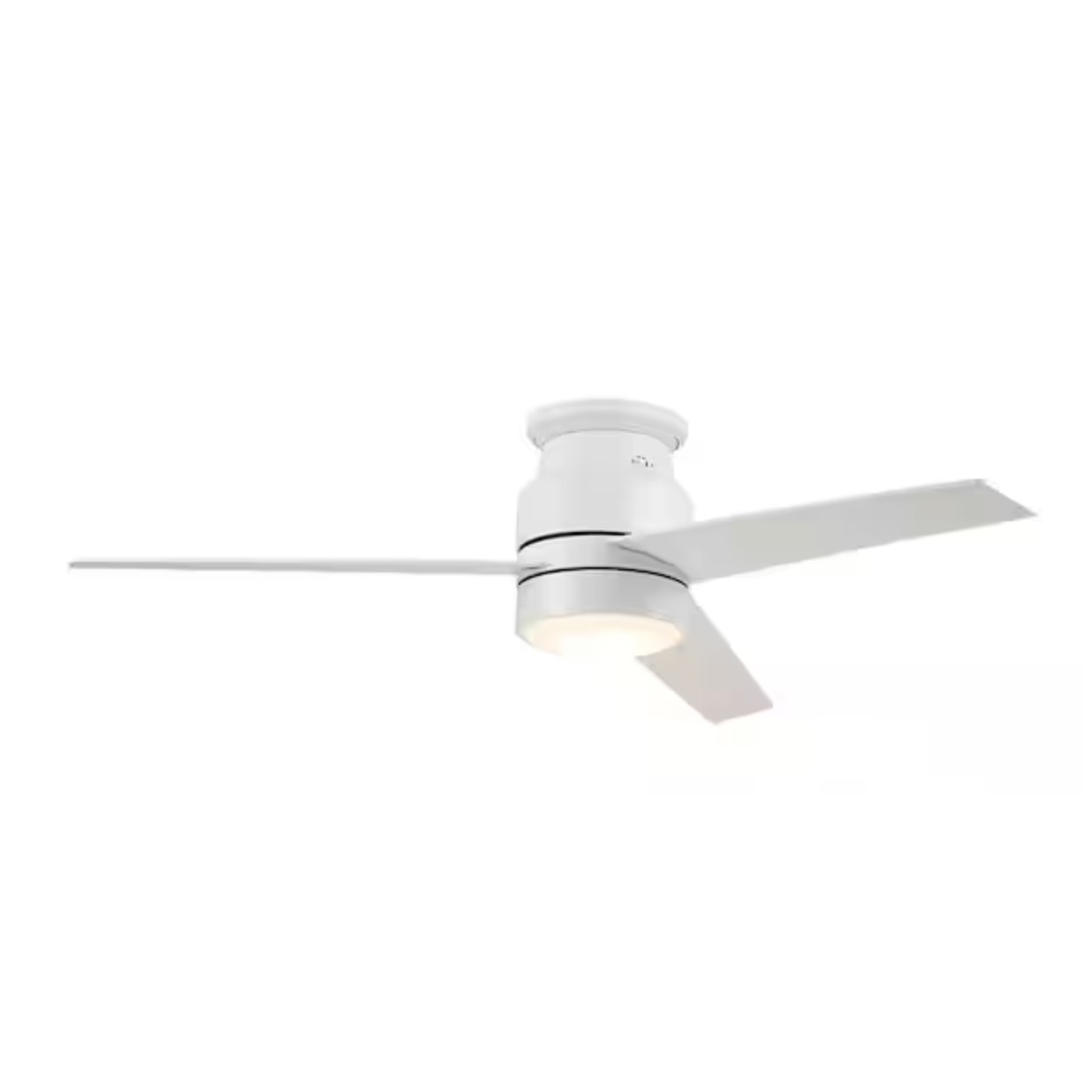 Ranger 52 in. Integrated LED Indoor White Smart Ceiling Fan with Light Kit and Wall Control, Works w/Alexa/Google Home