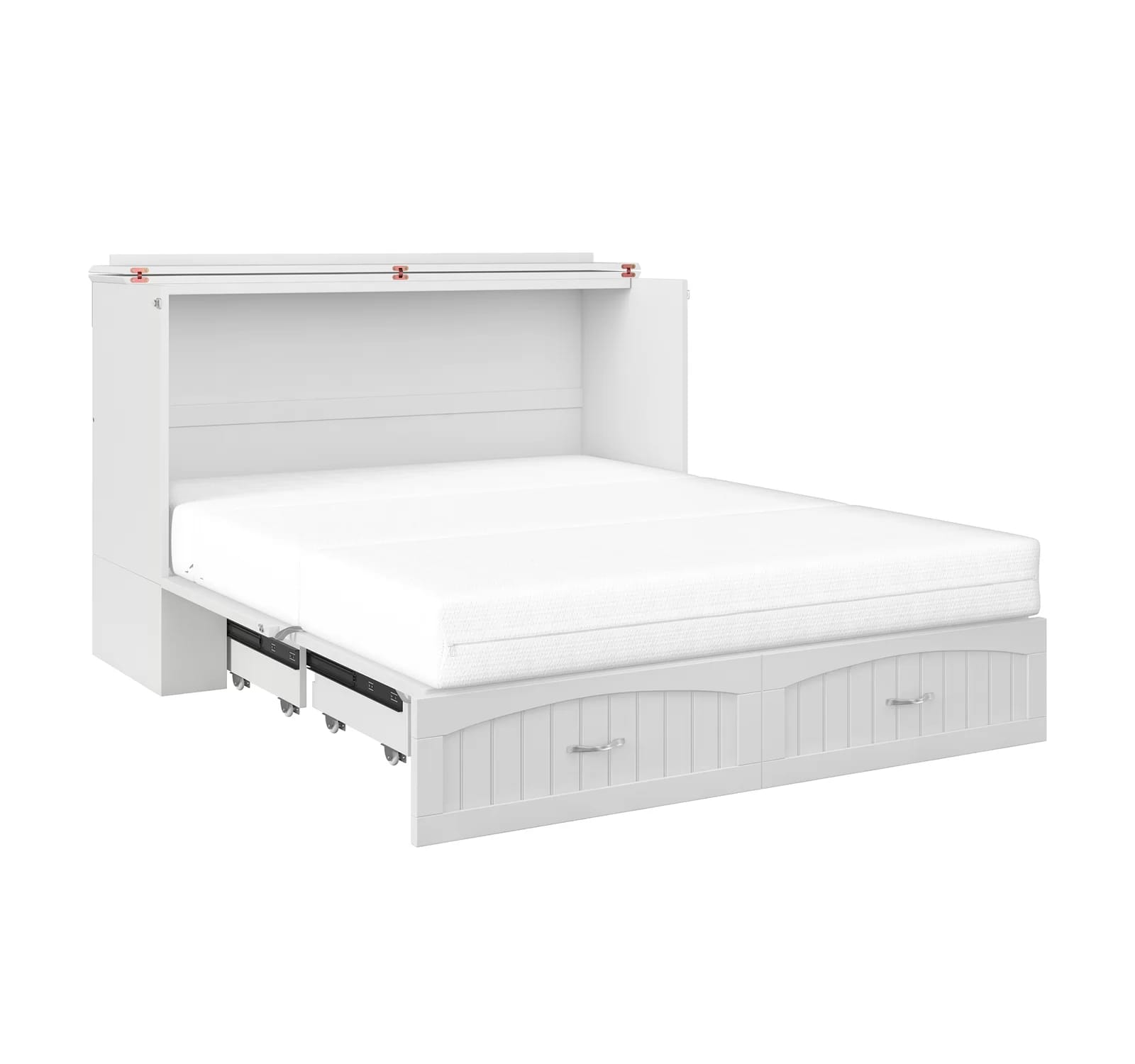 Fabiano Storage Murphy Bed with Mattress Included
