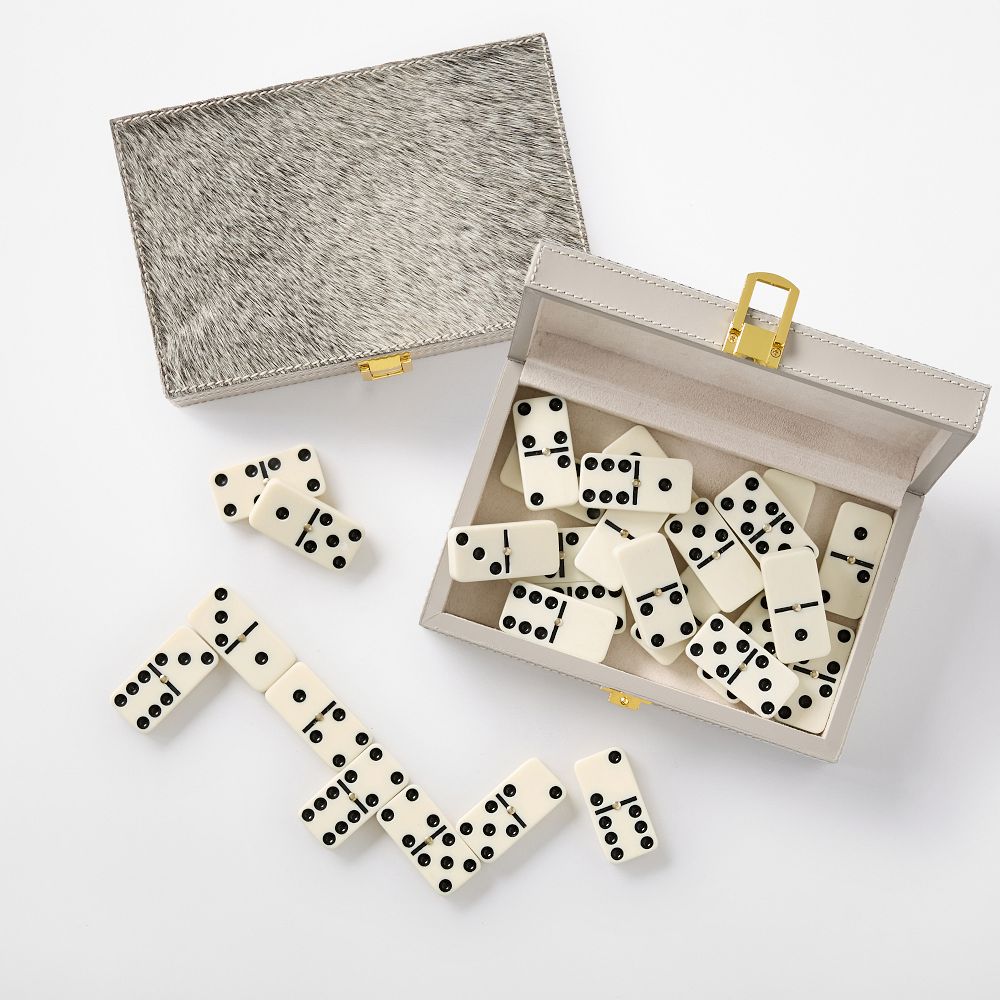 Hide Domino Game Set, Grey