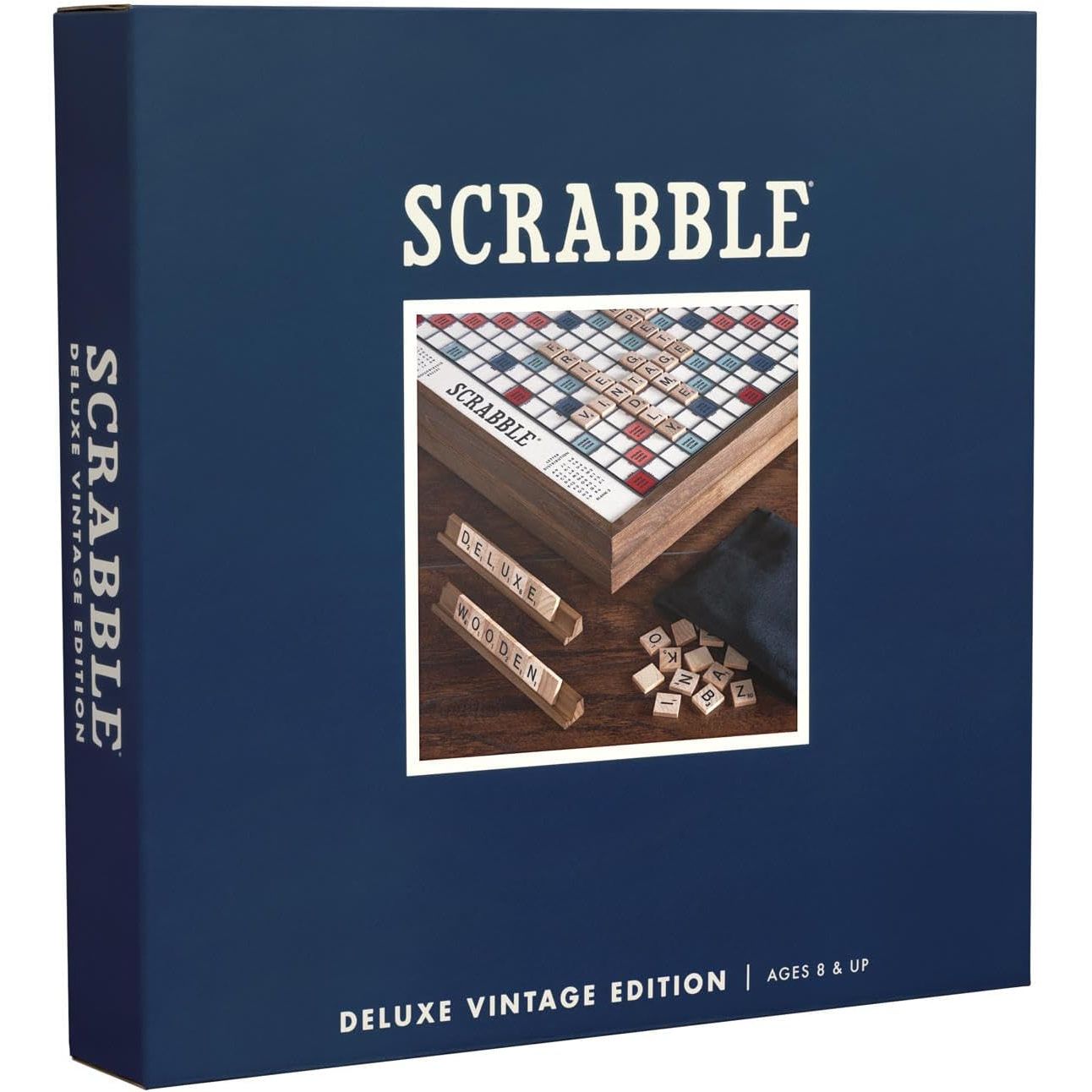 Ws Game Company Scrabble Deluxe Vintage Edition 