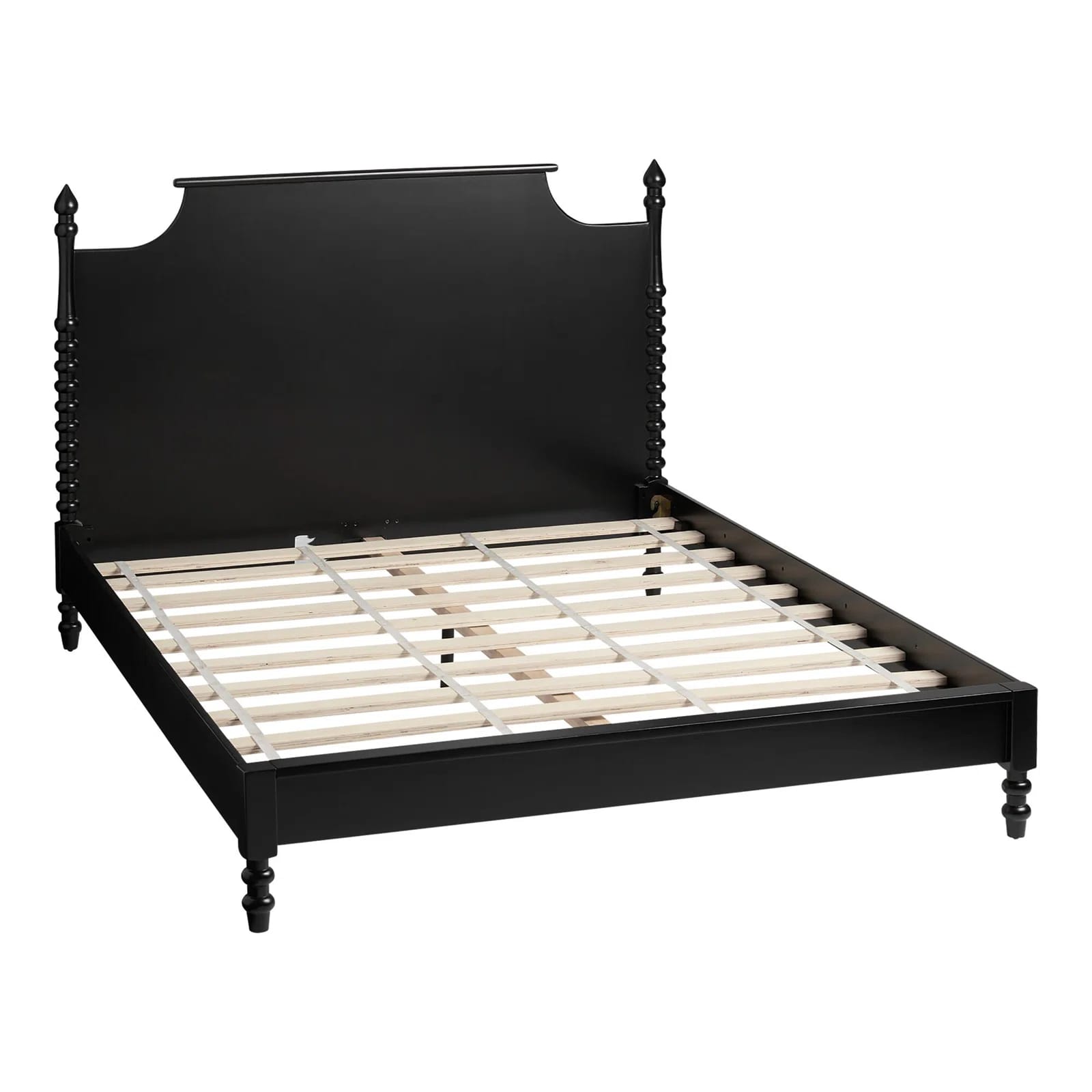 Angeletta Solid Wood Modern Platform Bed